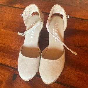 Tan wedge espadrilles from Viscata Barcelona, size 9